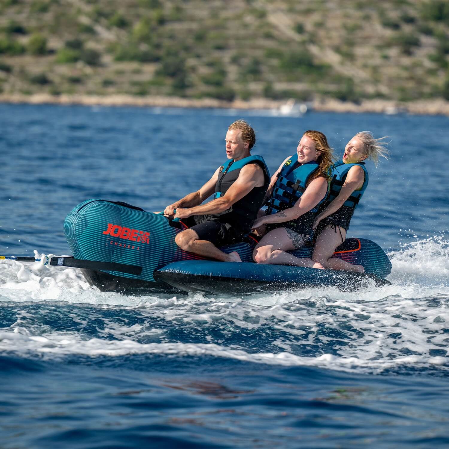 Jobe järelveetav täispuhutav veetuub banaan Chaser Towable 3P - Image 7