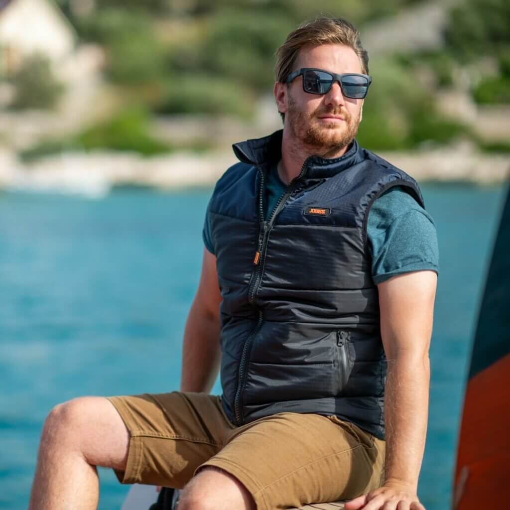 Jobe 50 Newton Bodywarmer Men Midnight Blue - Image 8