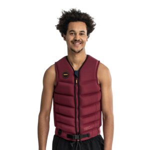 Jobe Fragment Life Vest Men Burgundy Red Men's Impact Vest Safety Vest Burgundy Red