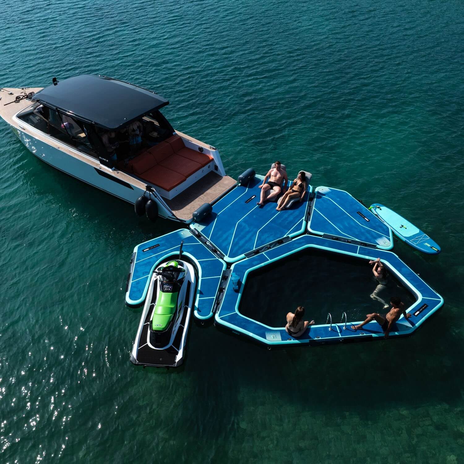 Infinity Island Jobe Täispuhutav Veepealne Platvorm - Image 9