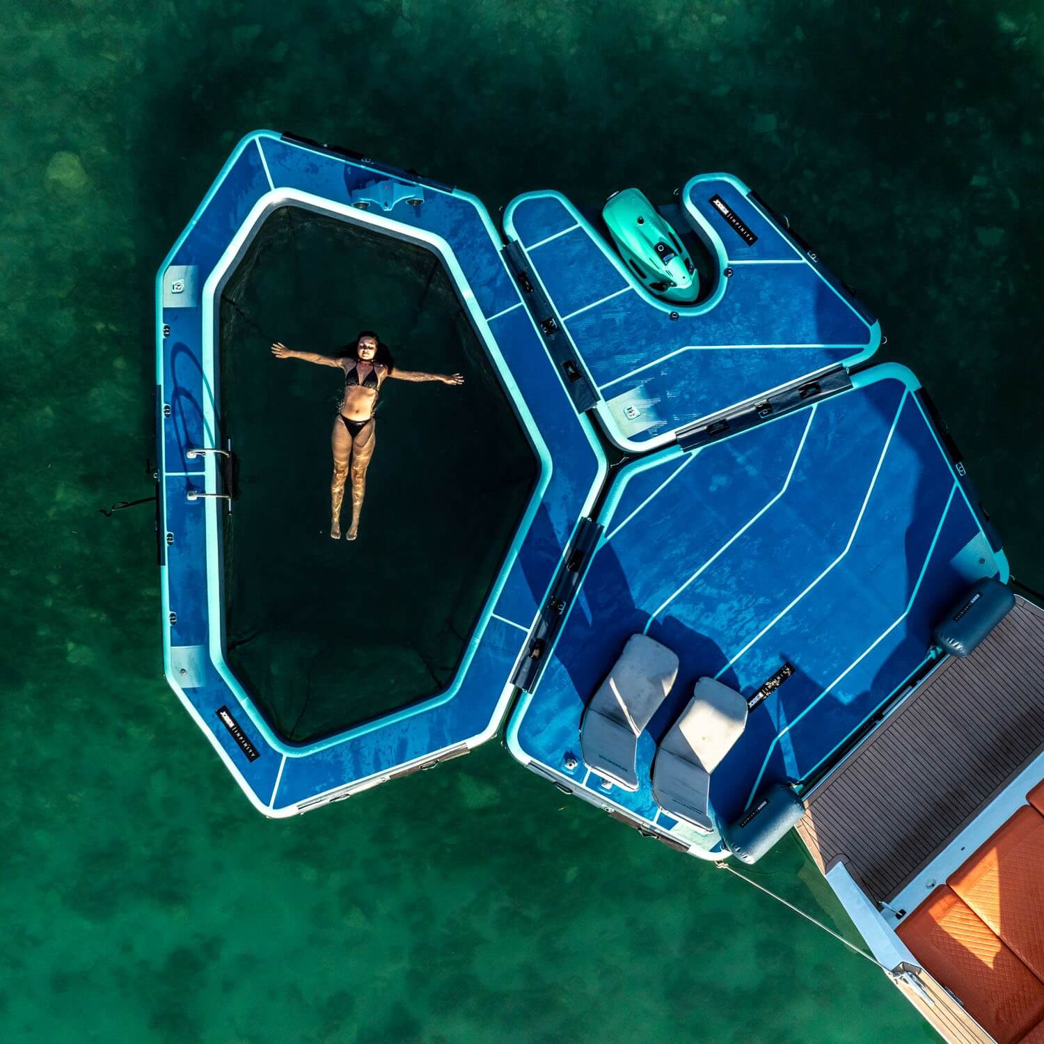 Infinity Island Jobe Täispuhutav Veepealne Platvorm - Image 8